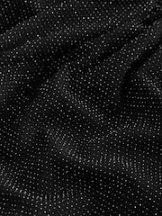 Black Drop Waist Sparkle Skirt (3-16yrs) - Image 5 of 8