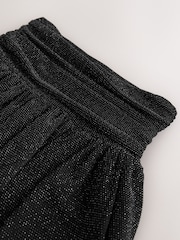 Black Drop Waist Sparkle Skirt (3-16yrs) - Image 8 of 8