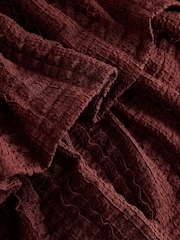 Chocolate Brown Crinkle Tiered Skirt (3-16yrs) - Image 3 of 4