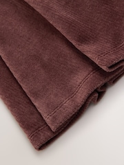 Chocolate Brown Pleated Jersey Cord Skirt (3-16yrs) - Image 8 of 8