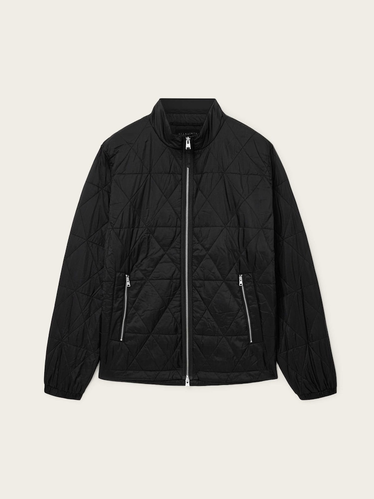 AllSaints Black Tribex Matte Jacket - Image 8 of 8 AllSaints Black Tribex Matte Jacket - Image 8 of 8