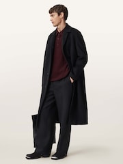 AllSaints Aspen Long Sleeve Polo Jumper - Imagem 4 de 8