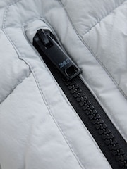 Light Grey Utility Padded Coat (3-16yrs) - Image 10 of 11