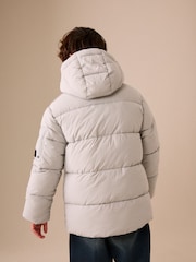 Light Grey Utility Padded Coat (3-16yrs) - Image 3 of 11