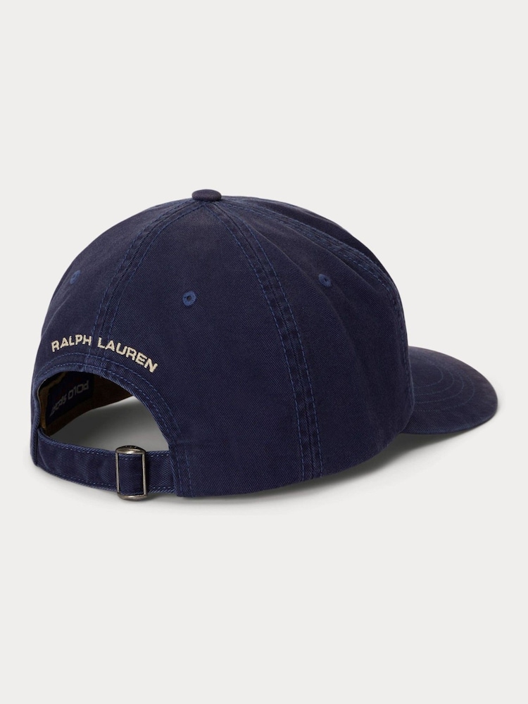 Polo Ralph Lauren Blue Polo Sport Woven Twill Logo Cap - Image 2 of 5