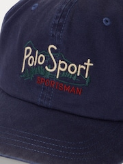 Polo Ralph Lauren Blue Polo Sport Woven Twill Logo Cap - Image 3 of 5