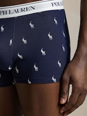 Polo Ralph Lauren Green Stretch Cotton Boxers 3 Pack - Image 4 of 7