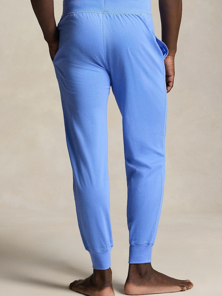 Polo Ralph Lauren Blue Cotton Jersey Joggers - Image 2 of 4