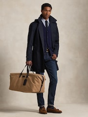 Polo Ralph Lauren Leather Trim Canvas Duffel Bag - Imaginea 1 din 6