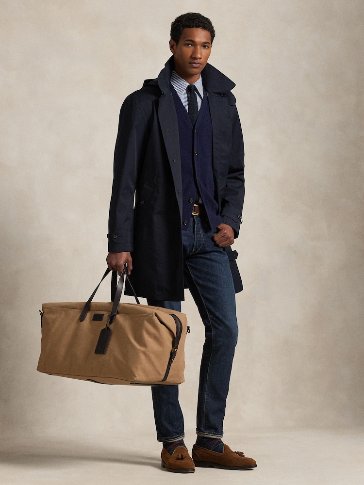 Polo Ralph Lauren Leather Trim Canvas Duffel Bag - Imaginea 1 din 6