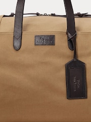 Polo Ralph Lauren Leather Trim Canvas Duffel Bag - Imaginea 6 din 6