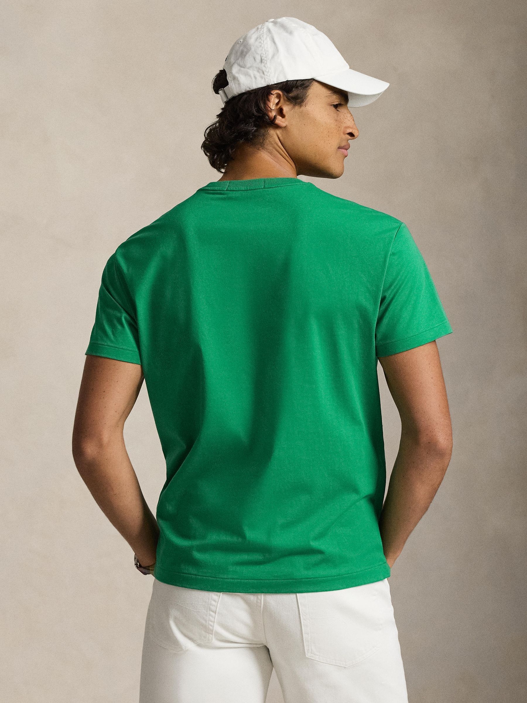 Buy Polo Ralph Lauren Green Polo Sport Logo T-Shirt from Next