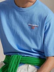 蓝色 - Polo Ralph Lauren Polo Sport Left Chest Logo T-Shirt - 5的图像4｝