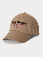 Polo Ralph Lauren Brown Polo Sport Twill Cap - Image 1 of 4