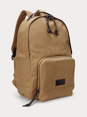 Парусиновый рюкзак с кожаной отделкой Polo Ralph Lauren - Изображение 2 5