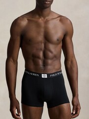 Polo Ralph Lauren Light Blue Classic Stretch Cotton Trunks 3 Pack - Image 2 of 6