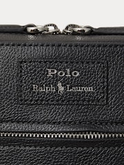 Polo Ralph Lauren Black Pebbled Leather Small Cross-Body Bag - Image 5 of 5