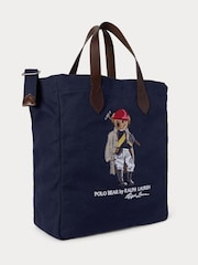 Большие парусиновые Totes с отделкой из кожи Polo Ralph Lauren Bear - Изображение 2 5