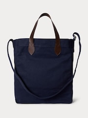 Большие парусиновые Totes с отделкой из кожи Polo Ralph Lauren Bear - Изображение 3 5