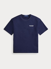 Polo Ralph Lauren Blue Polo Sport Back Print T-Shirt - Image 5 of 5