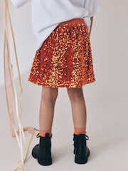 Orange Sequin Skirt (3-16yrs) - Image 5 of 10