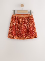Orange Sequin Skirt (3-16yrs) - Image 7 of 10
