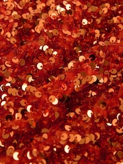 Orange Sequin Skirt (3-16yrs) - Image 9 of 10