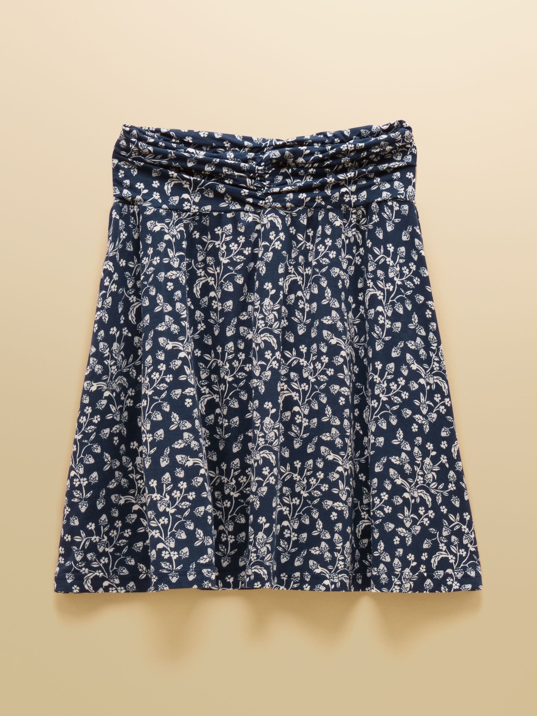 Buy Joules Nia Navy Gathered Jersey Short Skirt from Next USA
