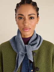 Baukjen Grey Niamh Wool Blend Triangle Scarf - Image 1 of 4