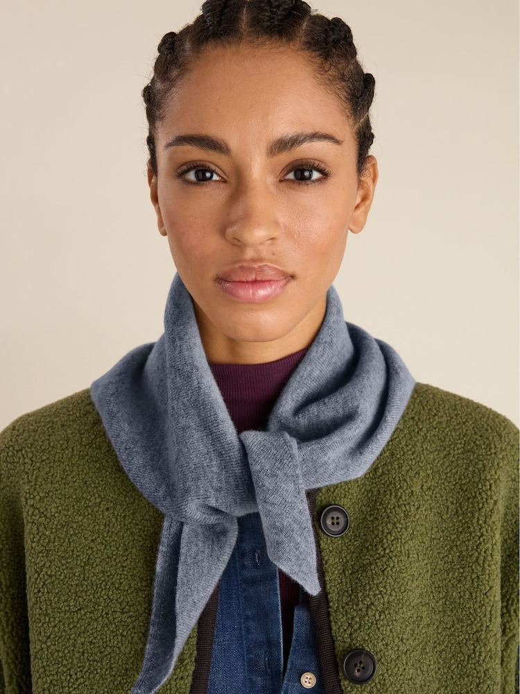 Baukjen Grey Niamh Wool Blend Triangle Scarf - Image 1 of 4 Baukjen Grey Niamh Wool Blend Triangle Scarf - Image 1 of 4