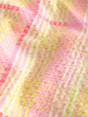 Cuadros rosa/amarillo - Beaded Strap Sleeveless Top - Imagen 5 de 5