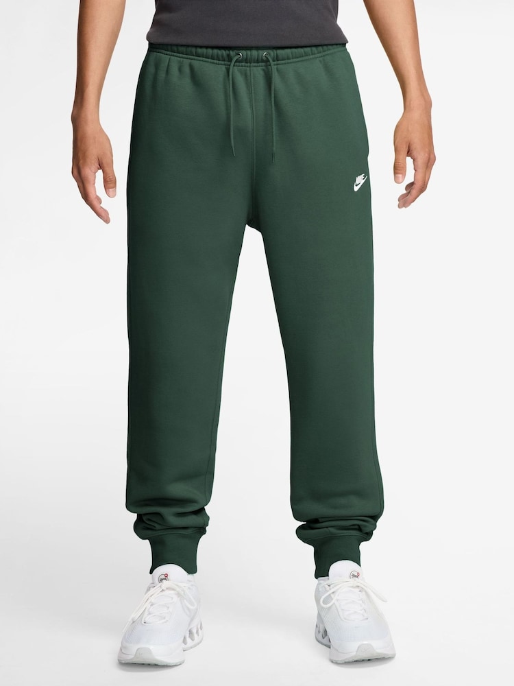 Nike Fir Green Club Fleece Cuffed Joggers - Image 1 of 3 Nike Fir Green Club Fleece Cuffed Joggers - Image 1 of 3