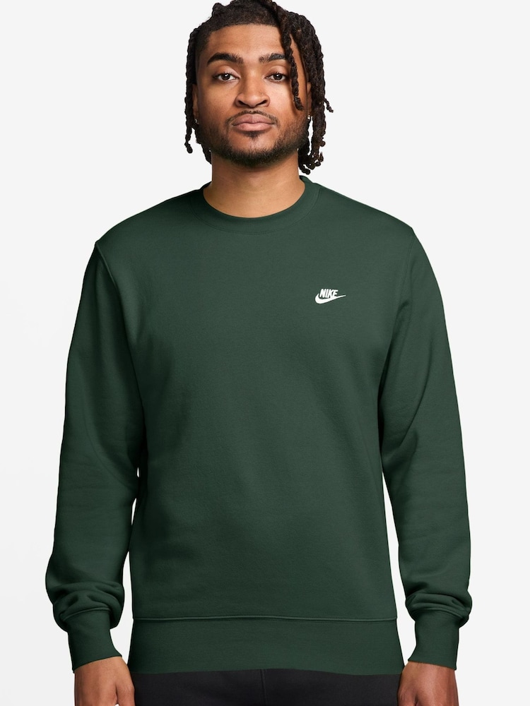 Nike Fir Green Club Crew Neck Sweatshirt - Image 1 of 3
