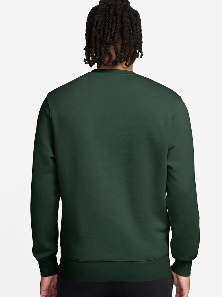 Nike Fir Green Club Crew Neck Sweatshirt - Image 2 of 3