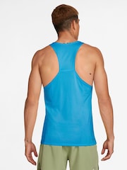 Nike Current Blue Fast Dri-FIT Running Singlet Vest - Image 2 of 4