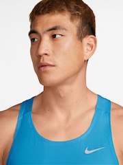 Nike Current Blue Fast Dri-FIT Running Singlet Vest - Image 3 of 4