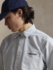 Blau - Polo Ralph Lauren Polo Sport Klassisches Oxford-Hemd - Bild 3 von 4