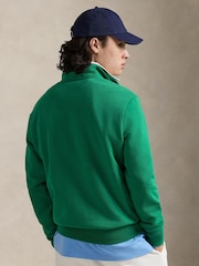 Polo Ralph Lauren Green Polo Sport Quarter Zip Sweatshirt - Image 3 of 4