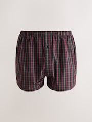 Rich Colour Check - Lot de 4 - Boxers en coton tissé - Image 2 sur 8
