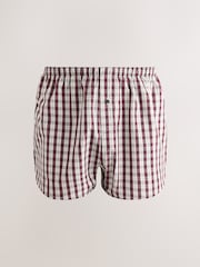 Rich Colour Check - Lot de 4 - Boxers en coton tissé - Image 3 sur 8