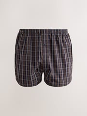 Rich Colour Check - Lot de 4 - Boxers en coton tissé - Image 4 sur 8