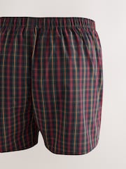 Rich Colour Check - Lot de 4 - Boxers en coton tissé - Image 6 sur 8