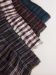 Rich Colour Check - Lot de 4 - Boxers en coton tissé - Image 8 sur 8
