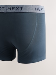 Blue 5 Pack A Front Cotton Rich Boxers - Image 7 of 9