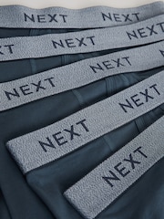 Blue 5 Pack A Front Cotton Rich Boxers - Image 9 of 9