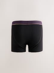 Black Rich Gold Text Waistbands A-Front Boxers 10 Pack - Image 12 of 15