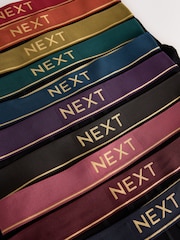 Black Rich Gold Text Waistbands A-Front Boxers 10 Pack - Image 13 of 15