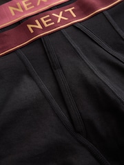 Black Rich Gold Text Waistbands A-Front Boxers 10 Pack - Image 14 of 15