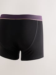 Black Rich Gold Text Waistbands A-Front Boxers 10 Pack - Image 15 of 15