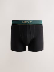 Black Rich Gold Text Waistbands A-Front Boxers 10 Pack - Image 7 of 15